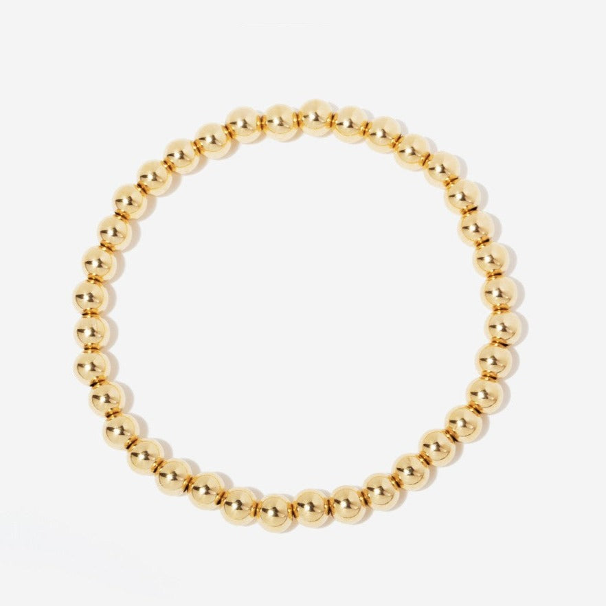 3mm Bead 14K Gold Filled Stacking Bracelet | Little Sky Stone