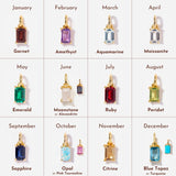 Baguette Birthstone Charms