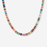 Beaded Mix Gemstone Multicolor Quartz Choker Necklace