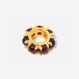 Garnet January Birthstone bead spacer charms