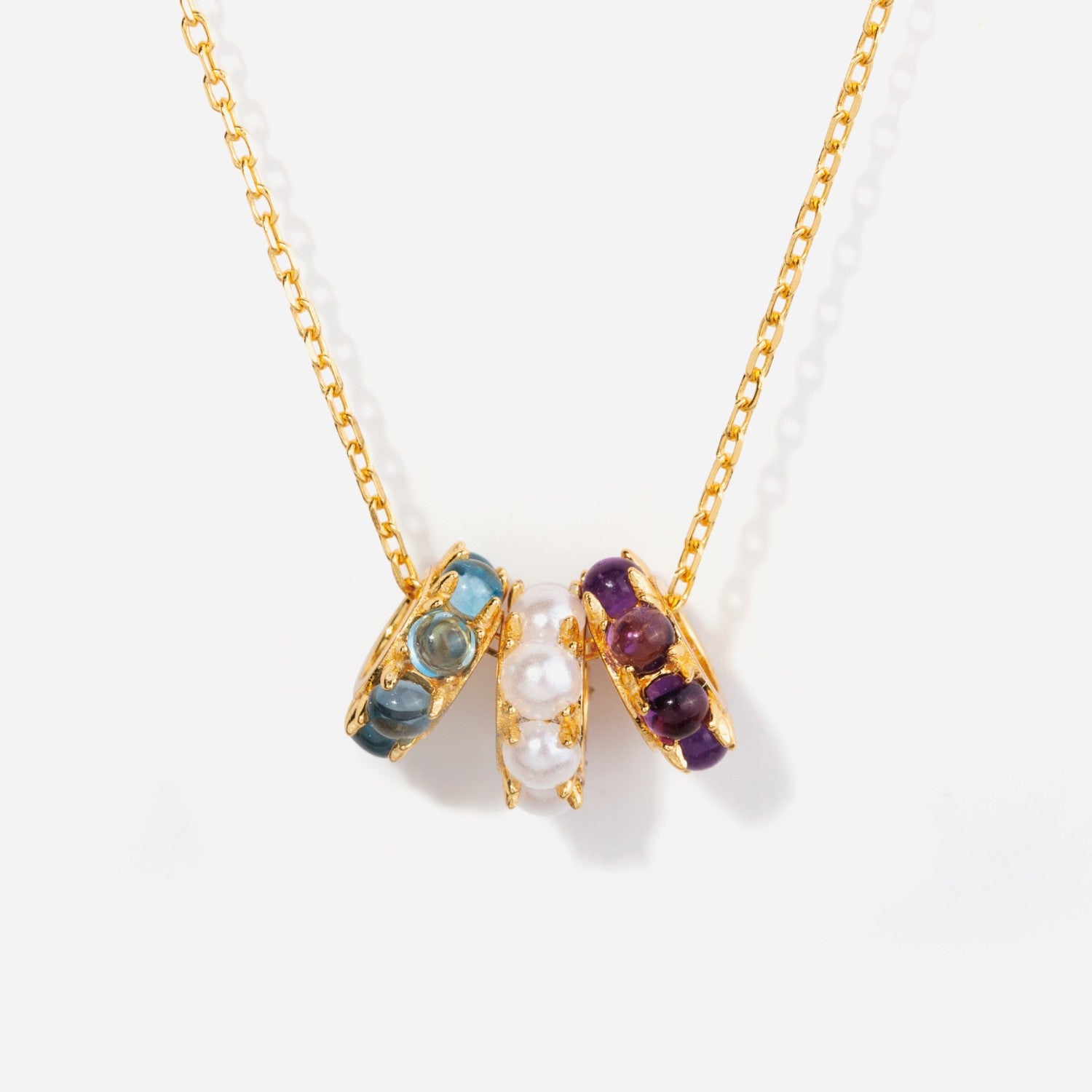 Birthstone Spacer Necklace