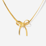 Bow Choker Necklace For Women