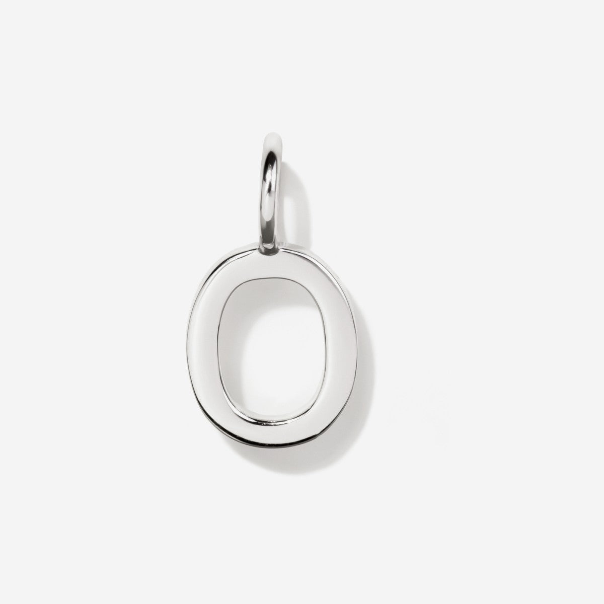 Initial Charms | Uppercase Letter O | Sterling Silver