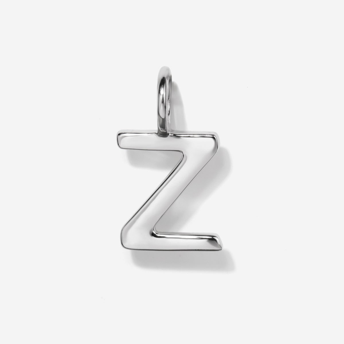 Initial Charms | Uppercase Letter Z  | Sterling Silver