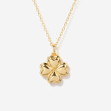 Clover Four Leaf Necklace in 14k Gold Plated | Little Sky Stone