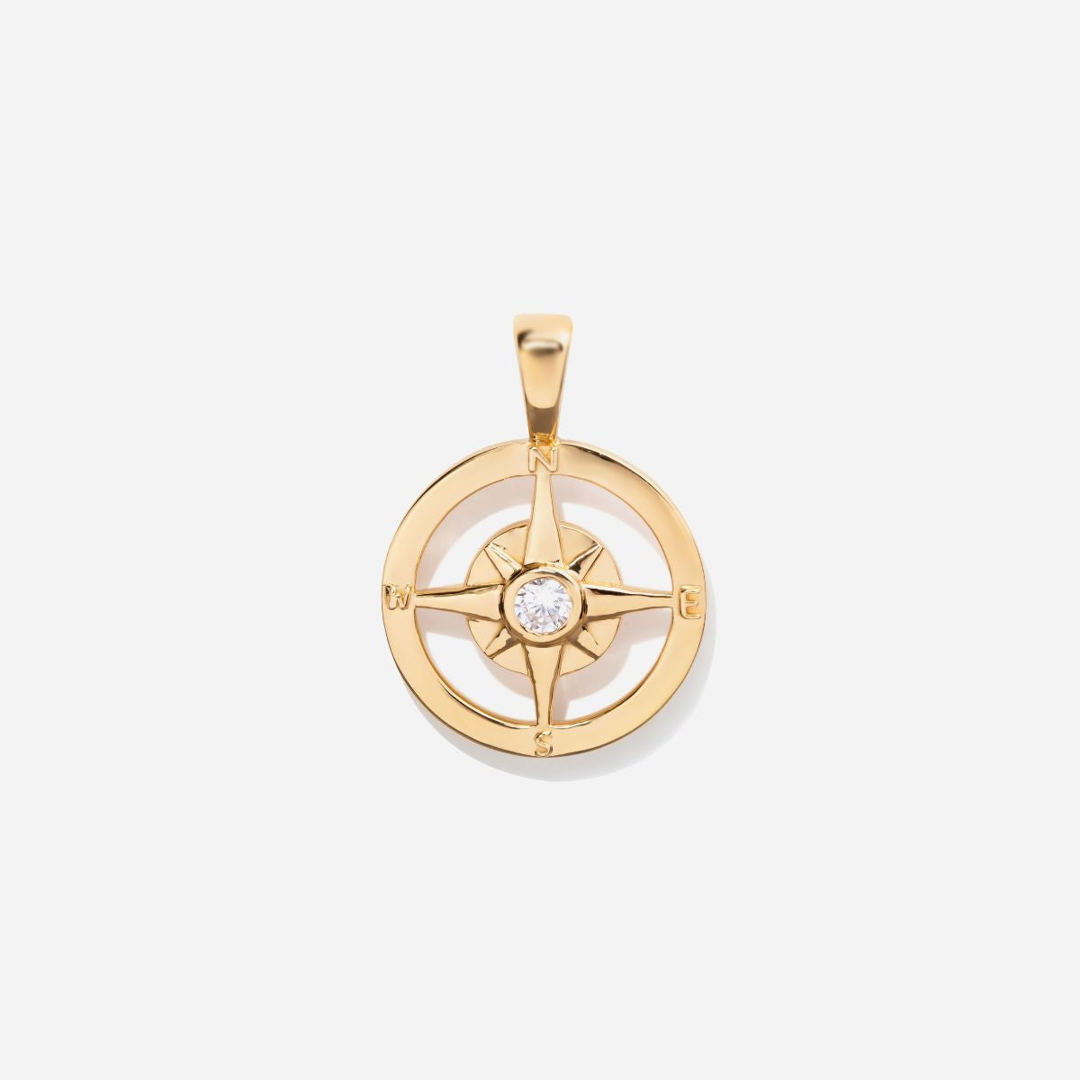 Compass Necklace Charm