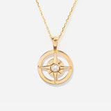 Compass Pendant Necklace