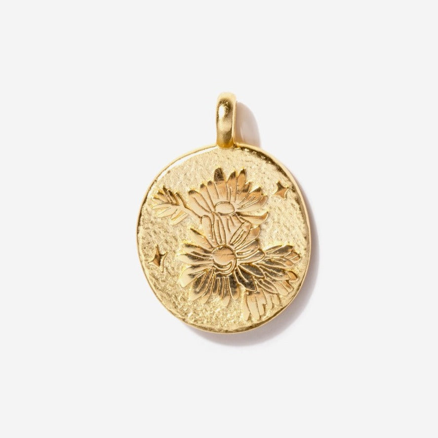 Daisy April Birth Flower Charm | Little Sky Stone