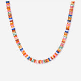 Mix Bead Gemstone Fall Necklace