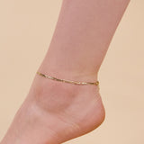 Figaro Chain Anklet For Her