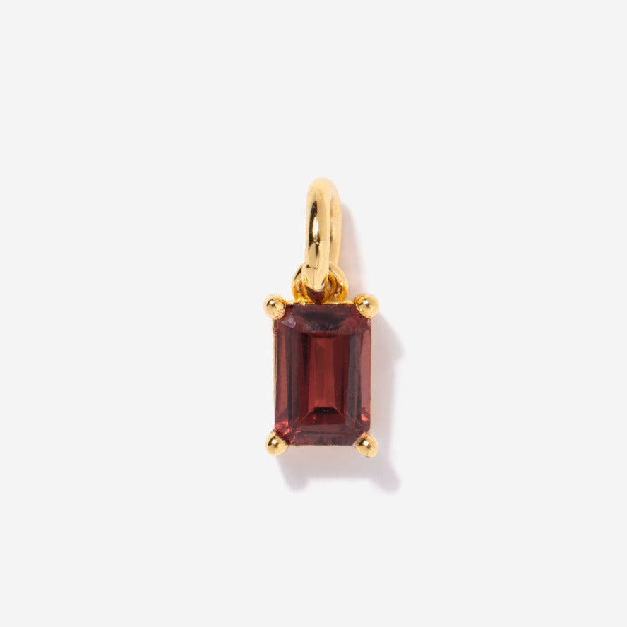 Garnet January Birthstone Charm | Little Sky Stone