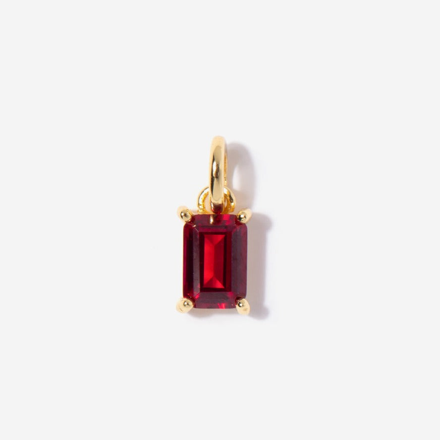 Ruby July Birthstone Charm | Little Sky Stone