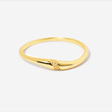 Wave Ring in 14K Gold Vermeil