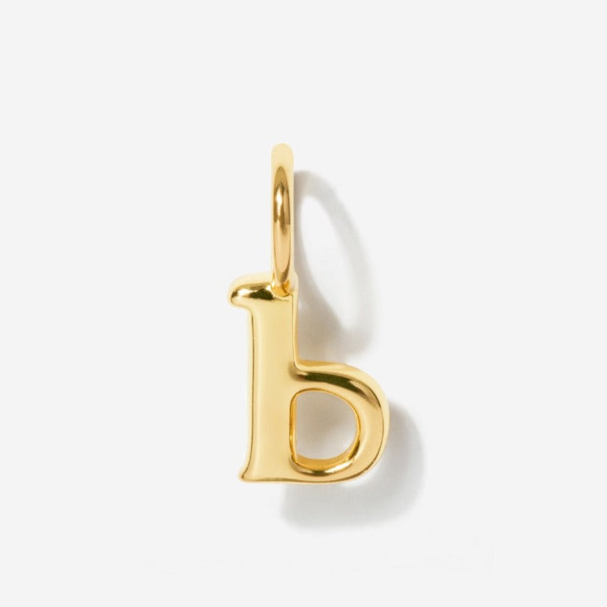 Tiny Lowercase Initial Charms | Little Sky Stone