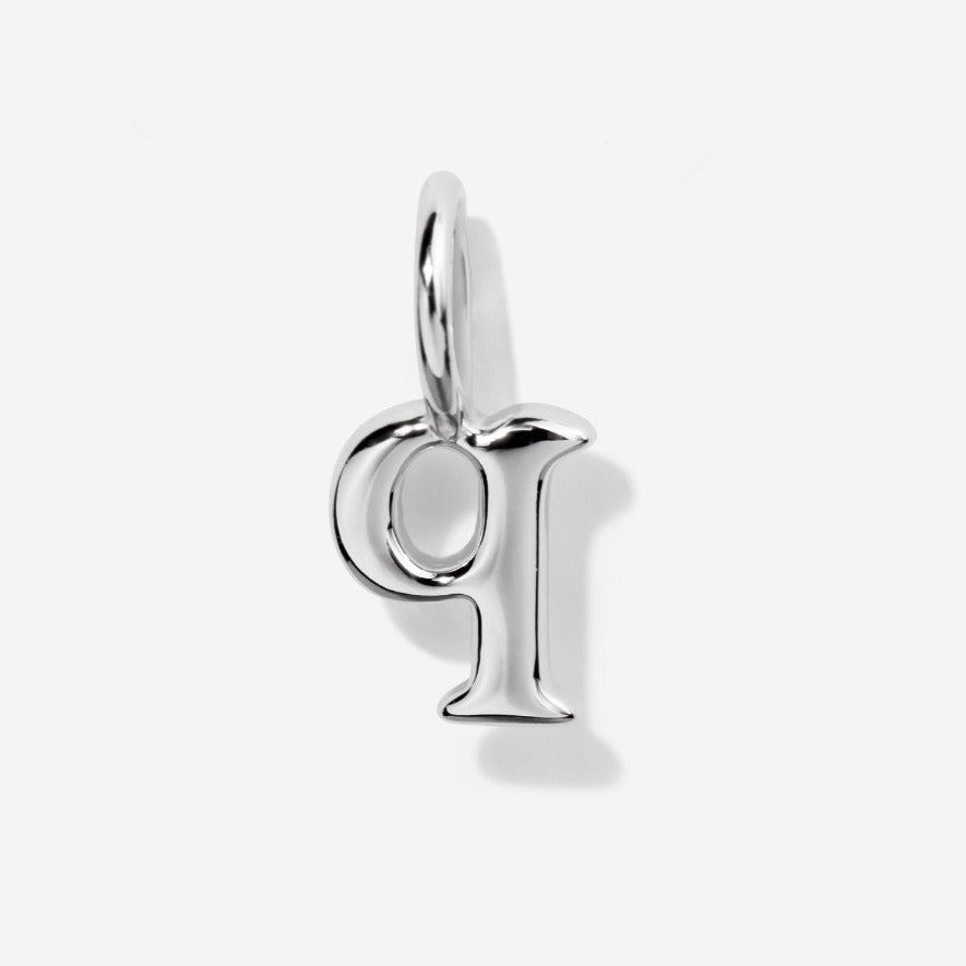 Tiny Lowercase Initial Charms | Little Sky Stone J