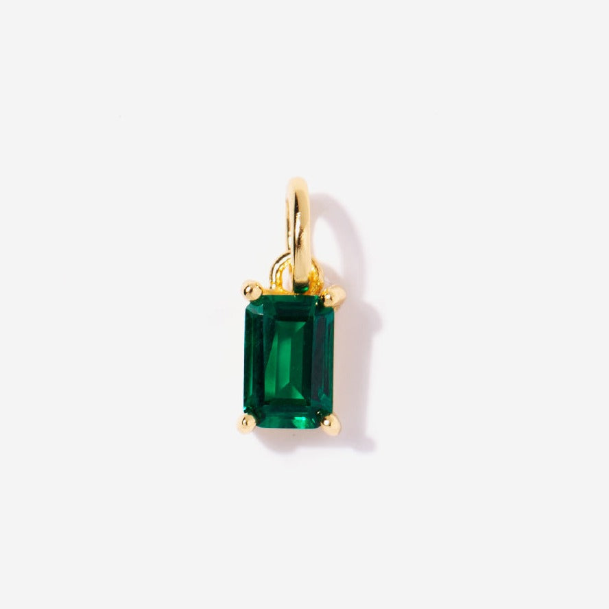 Emerald May Birthstone Charm | Little Sky Stone