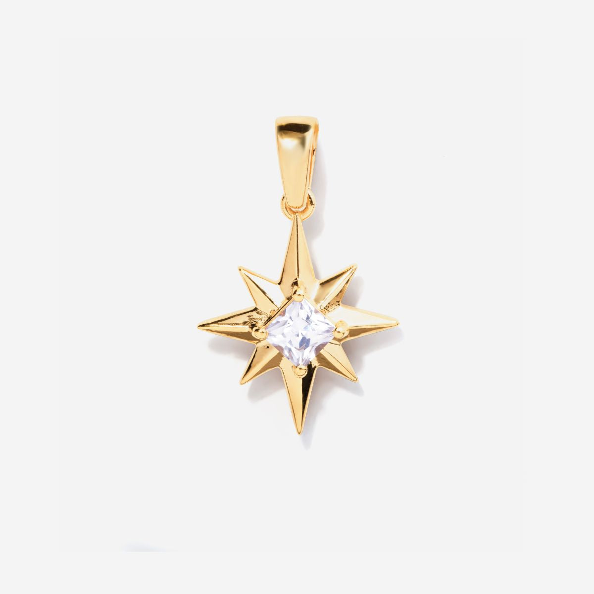 North Star Necklace Charm