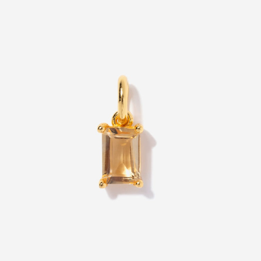 Citrine November Birthstone Charm | Little Sky Stone