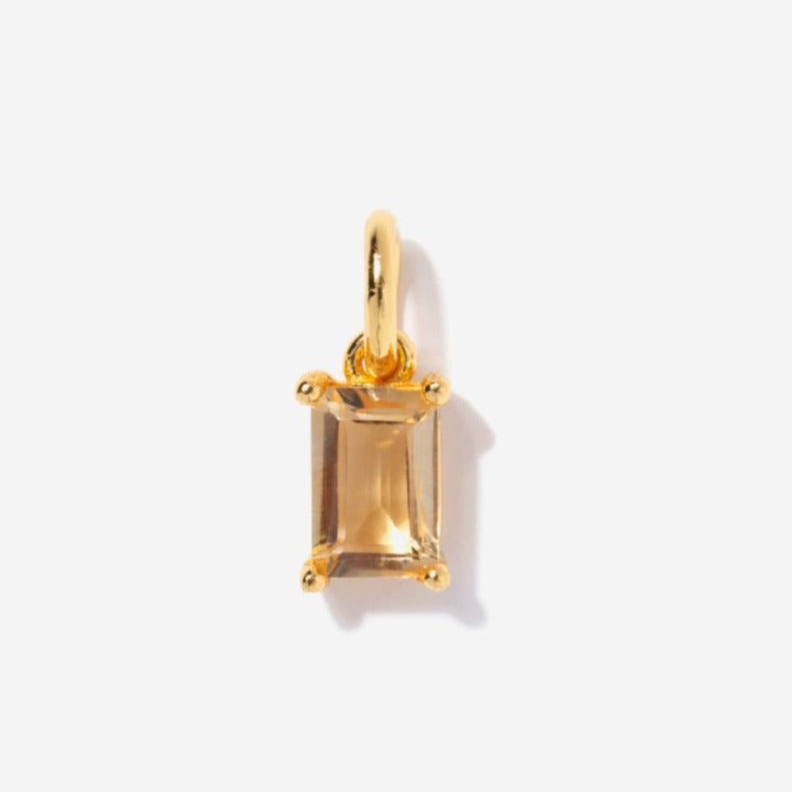 November Birthstone Citrine Charm | Little Sky Stone