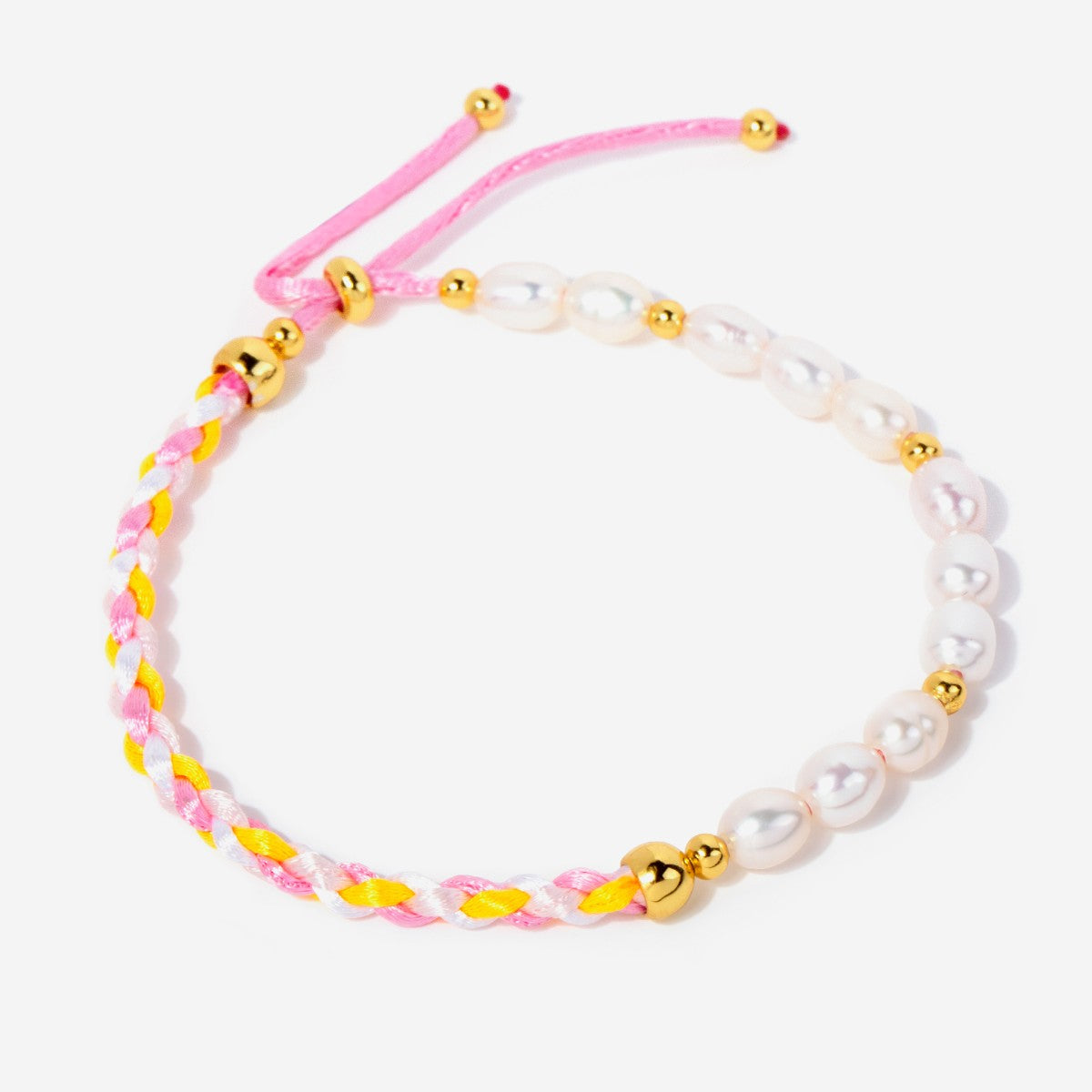 Pearl cord bracelet hotsell