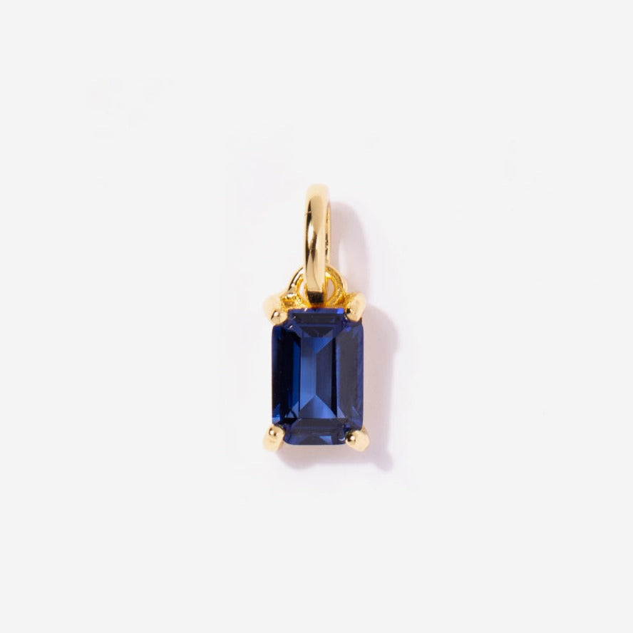 Sapphire September Birthstone Charm | Little Sky Stone