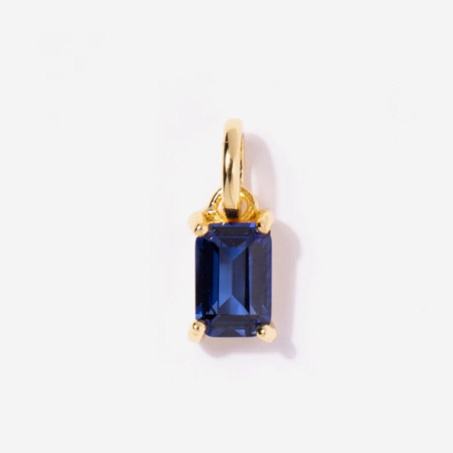 September Birthstone Sapphire Charm | Little Sky Stone