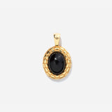 Snake Onyx Oval Pendant Charm | Year of The Snake Collection