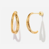 Snake Double Hoop Earrings | Year of The Snake Collection