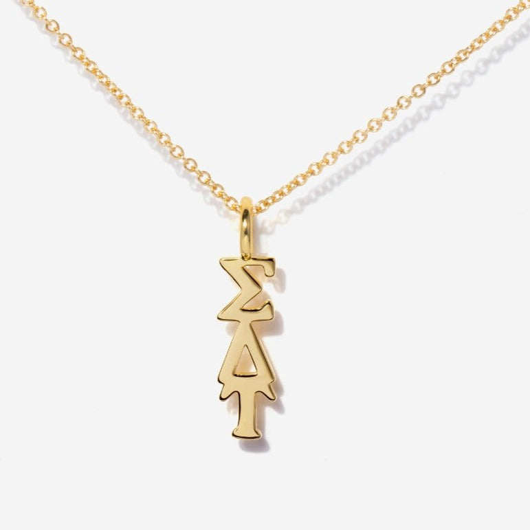 Sorority Sigma Delta Tau Charm Necklace | Little Sky Stone