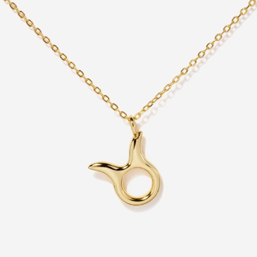 Taurus Zodiac 14K Gold Plated Necklace | Little Sky Stone