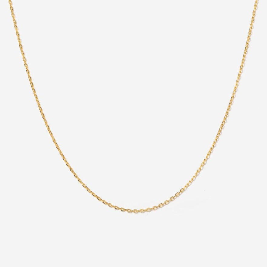 Simple Cable Gold Filled Chain Necklace | Little Sky Stone