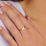 Thin Signet Band Ring in 14k Gold Filled | Little Sky Stone