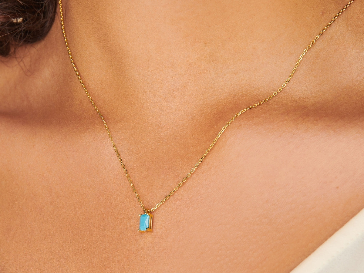 December Birthstone Turquoise Charm | Little Sky Stone