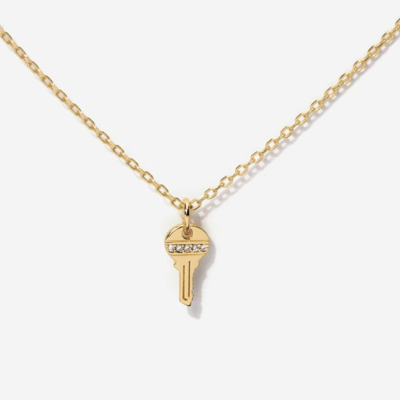 Tiny Key Pendant Necklace | Little Sky Stone