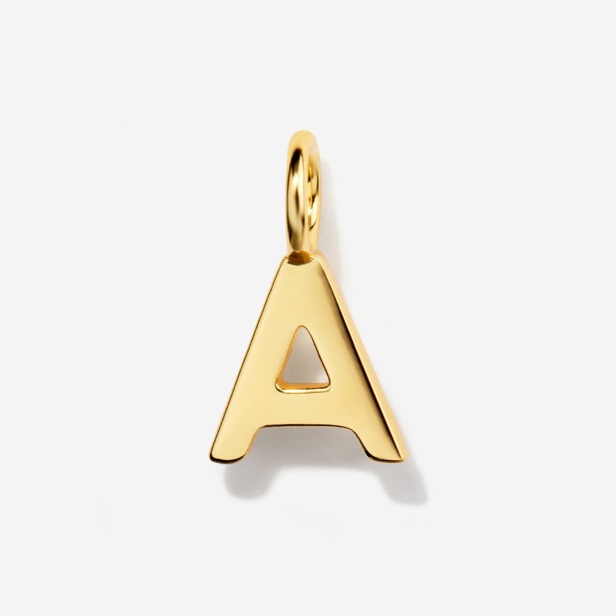 Uppercase Letter A Initial Charm| Little Sky Stone