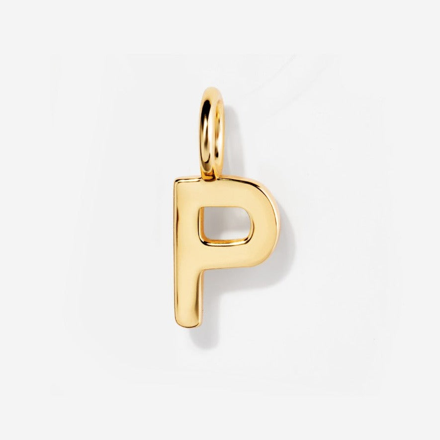 Uppercase Letter P Initial Charm| Little Sky Stone