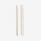 Long Crystal Drop Earrings | Bridal Earrings