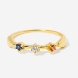 sapphire vermeil ring