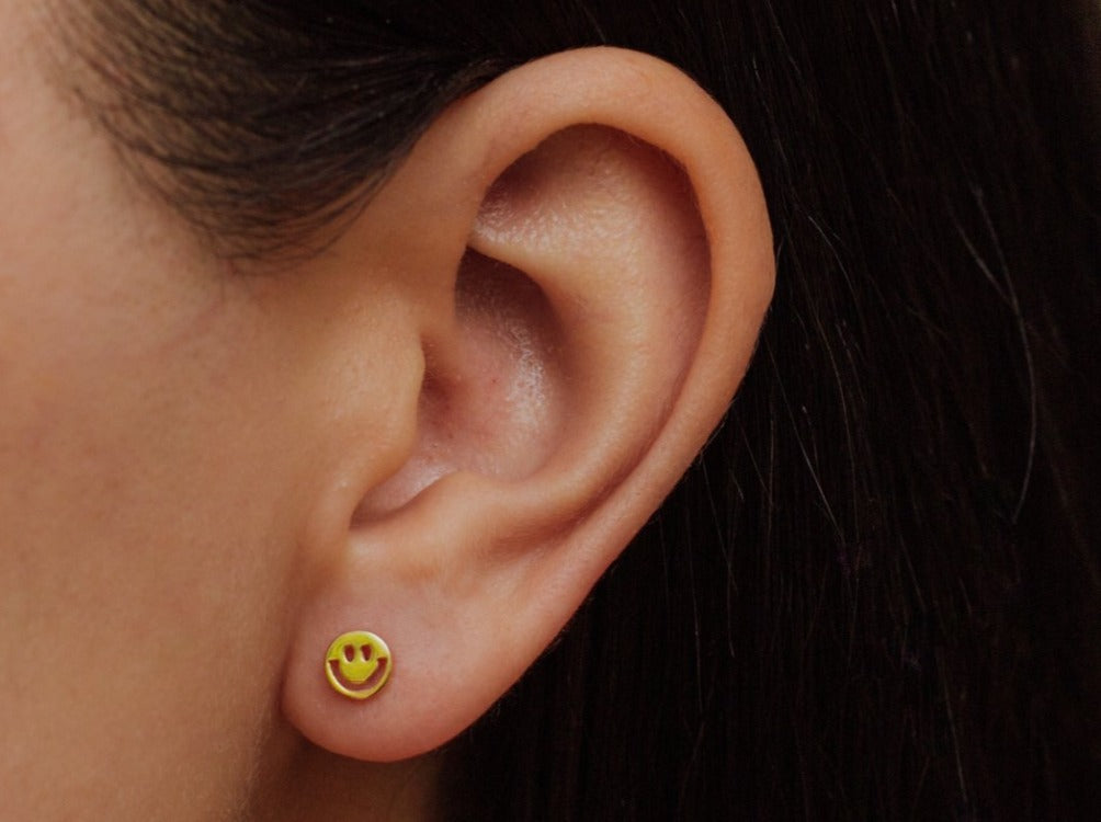 Smiley Face Earring