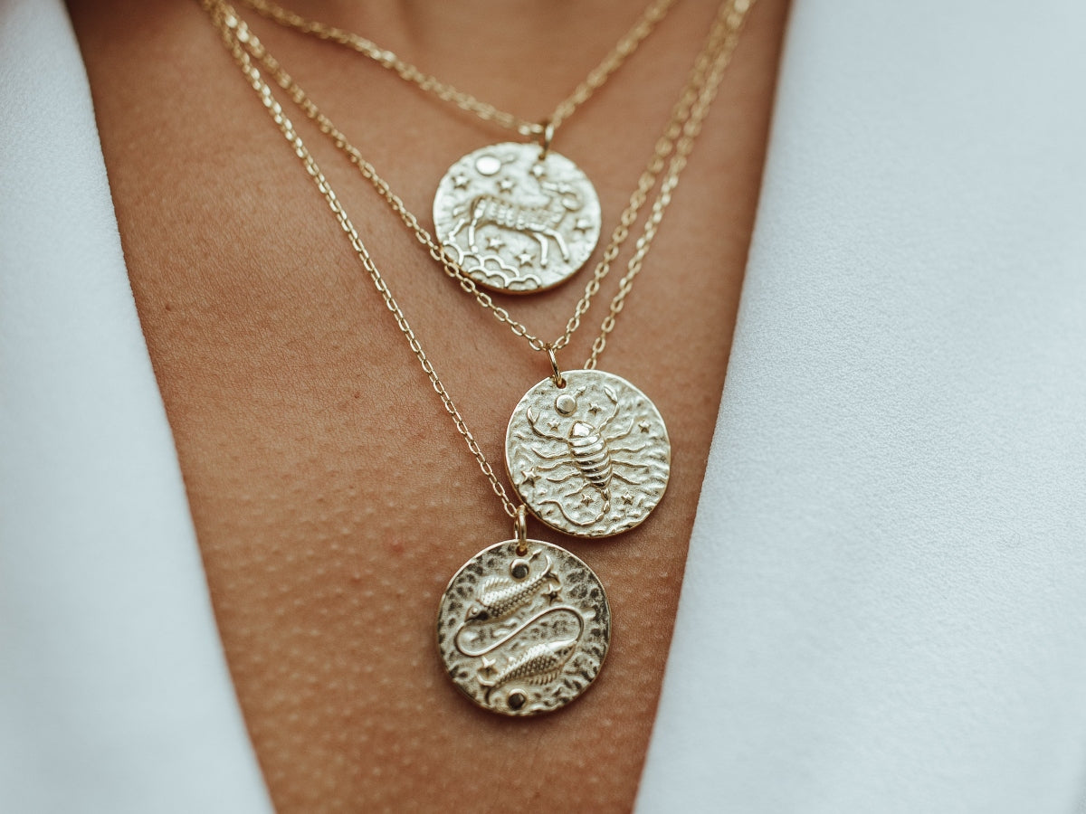 Aa clearance coin necklace